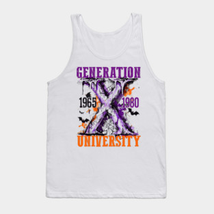GenerationX Halloween Retro Vintage GenX 1965 1980 Spooky Tank Top