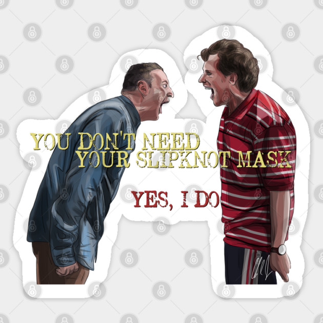 Detroiters: Slipknot Mask Sticker by 51Deesigns