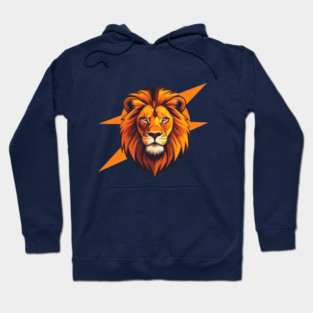 Lion Power – Strength, Courage, and Leadership in Motion Hoodie