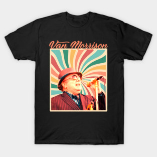 Retro Vintage 80s 90s Van Morrison Fanart Style T-Shirt