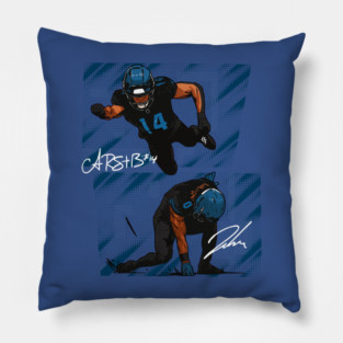 Jahmyr Gibbs Amon-Ra St. Brown Lions Superheroes Pillow