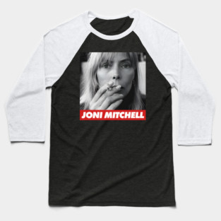 Joni Mitchell Rare Baseball T-Shirt