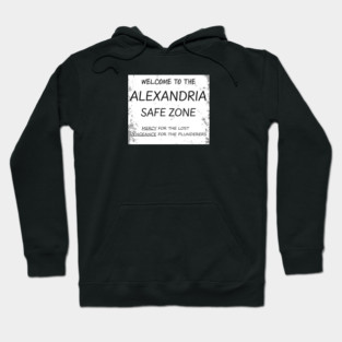 the alexandria welcome sign from the walking dead Hoodie