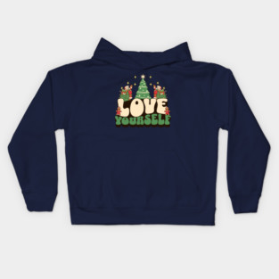 BTS love yourself Christmas Kids Hoodie