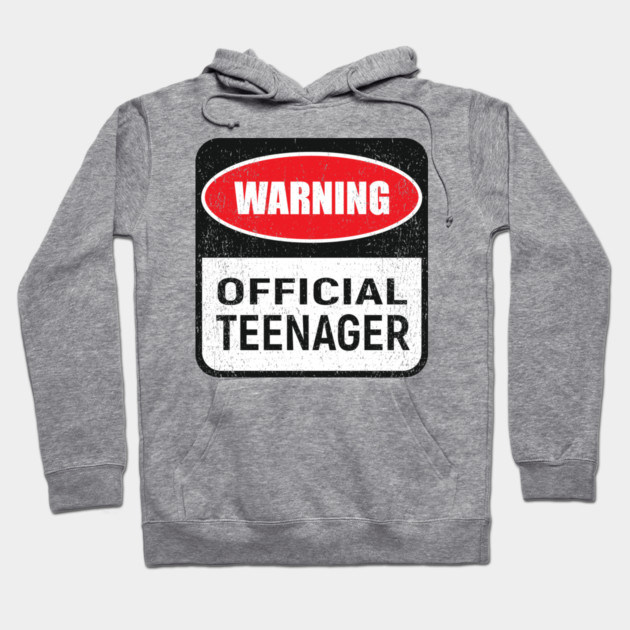 Warning Official Teenager Rebel Vibes Birthday Mode Hoodie by Anticorporati