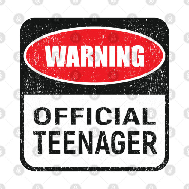 Warning Official Teenager Rebel Vibes Birthday Mode by Anticorporati