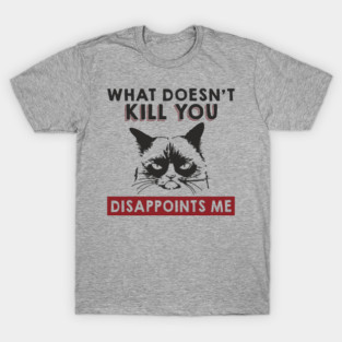 What Doesn't Kill You Disappoints Me Mean Attitude T-Shirt