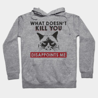 What Doesn't Kill You Disappoints Me Mean Attitude Hoodie