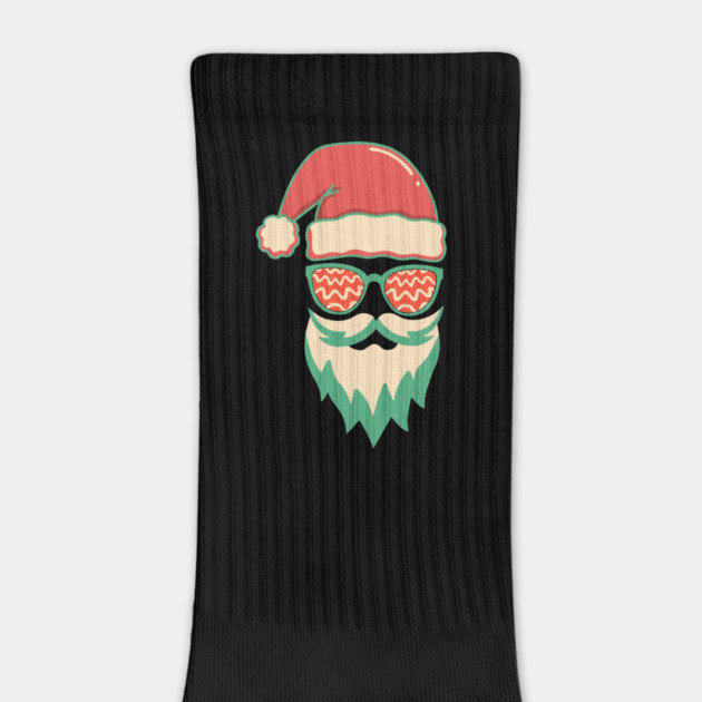 Retro Hippie Santa Christmas by The WYLD Tribe