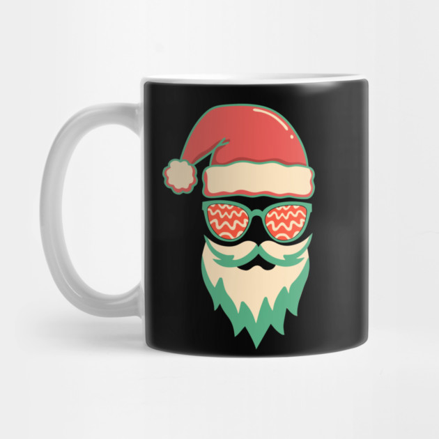 Retro Hippie Santa Christmas by The WYLD Tribe
