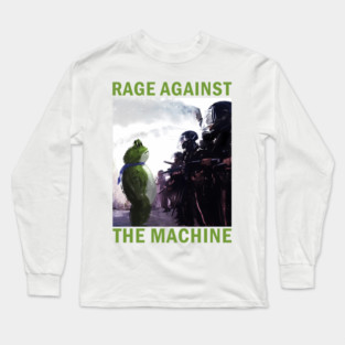 Frog RAGE AGAINST THE MACHINE Protest 2025 Long Sleeve T-Shirt