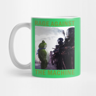 Frog RAGE AGAINST THE MACHINE Protest 2025 Mug