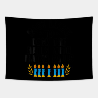 Most Likely To Deck The Halls With Matzo Balls Jew Hanukkah Tapestry