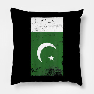 Pakistani Pride Travel Vacation Pakistan Flag Pillow