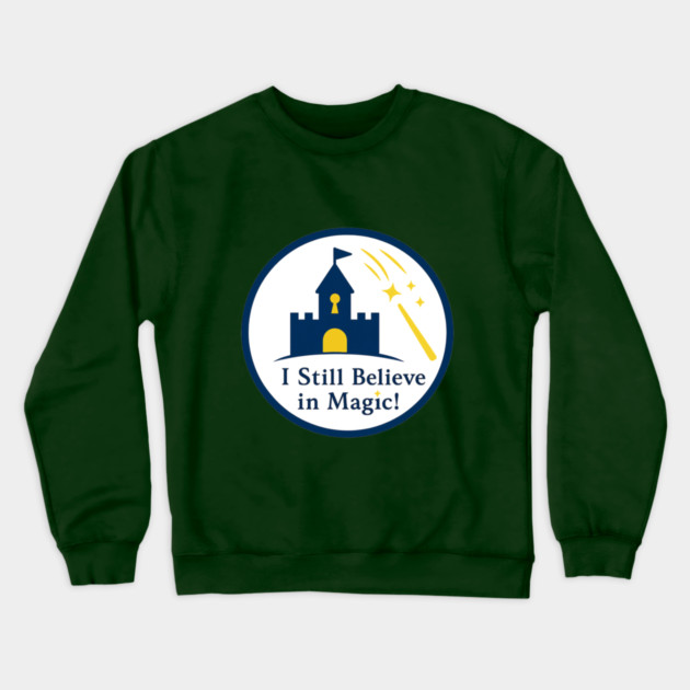 I Still Believe in Magic With Shooting Stars Crewneck Sweatshirt by Disney For Seniors