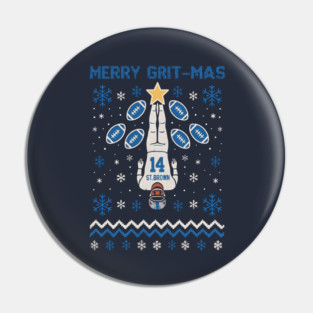 Detroit-Lions-Christmas Pin