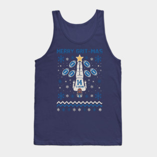 Detroit-Lions-Christmas Tank Top