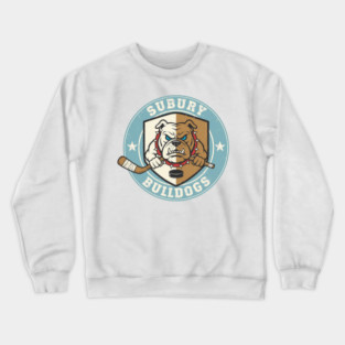 SUDBURY - blue BULLDOGS  hockey vintage classic Crewneck Sweatshirt