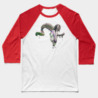 Ram Skull Baseball T-Shirt