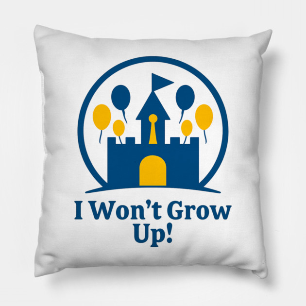 Castle, Balloons and Fun! Pillow by Disney For Seniors