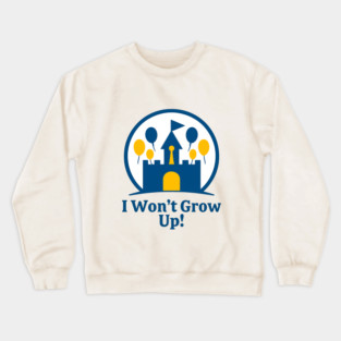 Castle, Balloons and Fun! Crewneck Sweatshirt