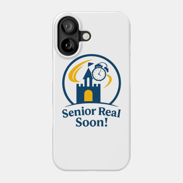 Senior Real Soon White Inside Circle Phone Case by Disney For Seniors
