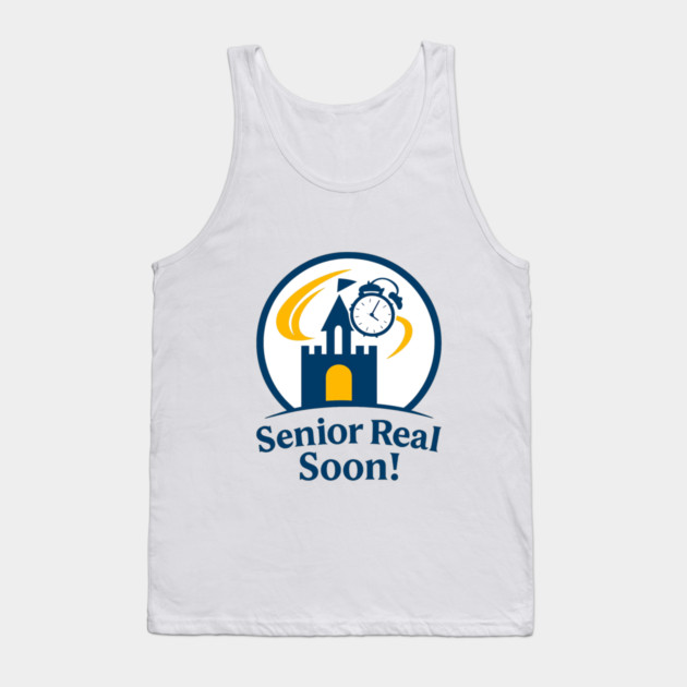 Senior Real Soon White Inside Circle Tank Top by Disney For Seniors