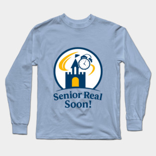 Senior Real Soon White Inside Circle Long Sleeve T-Shirt