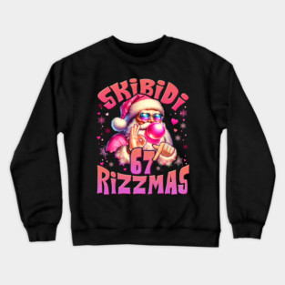 Xmas 67 Skibidi Six Seven Rizzmas Crewneck Sweatshirt