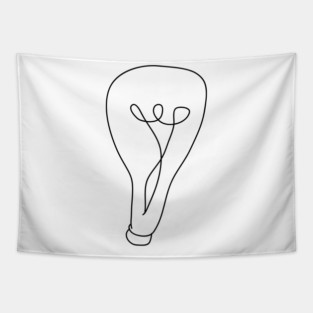 lightbulb Tapestry