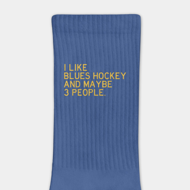 I like Blues Hockey... by Litehouse Tees