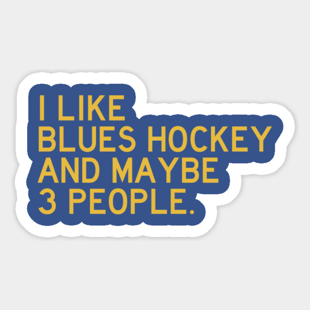 I like Blues Hockey... Magnet by Litehouse Tees