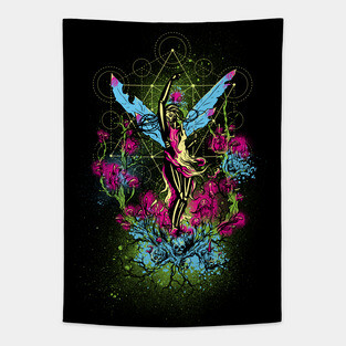Dark Fairy Tapestry