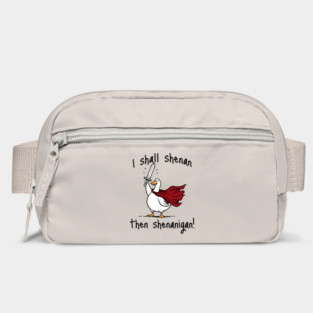 Cute Quest Goose says "I shall shenan then shenanigan!" Bag