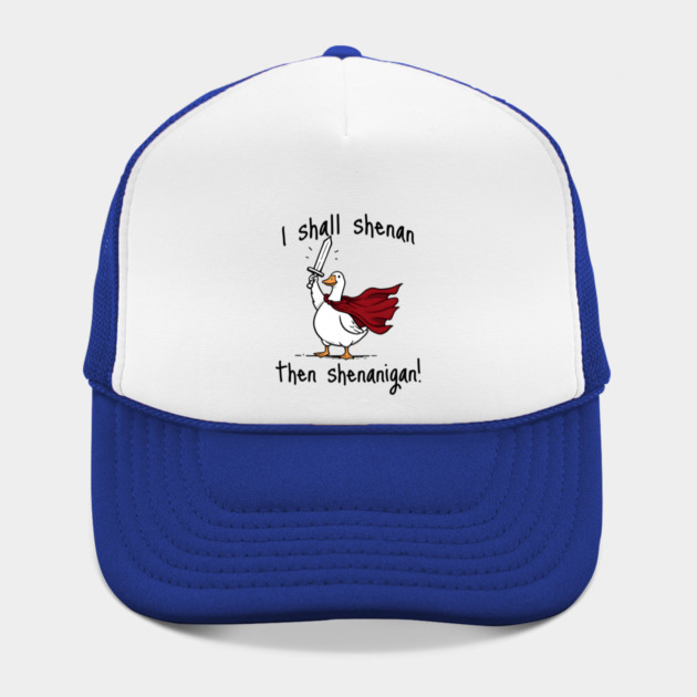 Cute Quest Goose says "I shall shenan then shenanigan!" by Luxinda