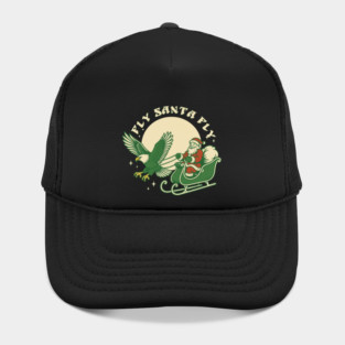 Fly Santa Fly Funny Philadelphia Eagles Christmas Hat