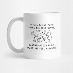 Mathematics Puns Mug