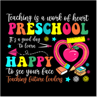 Heartfelt Teaching in Preschool A Labor of Love Posters and Art
