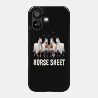 Horse Sheet Ghost Halloween Spooky Season Phone Case