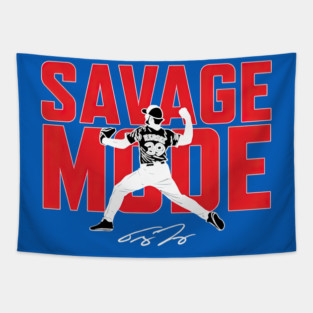 Trey Yesavage Savage Mode Toronto Blue Jays Signature Tapestry