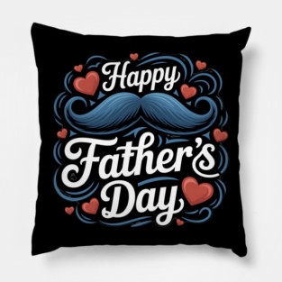 Happy Fathers Day Pillow
