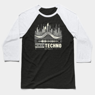 Techno Music // Detroit 1988 Baseball T-Shirt