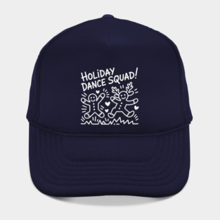 Energetic Gingerbread Dance Scene with Reindeer Twist Hat