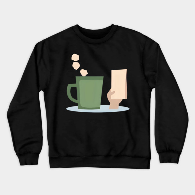 Bookmarks and Mugs books and coffee Crewneck Sweatshirt by SR8891