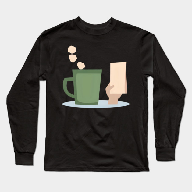 Bookmarks and Mugs books and coffee Long Sleeve T-Shirt by SR8891