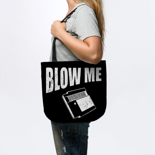 Blow Me Retro Cartridge Edgy Nostalgia by Anticorporati