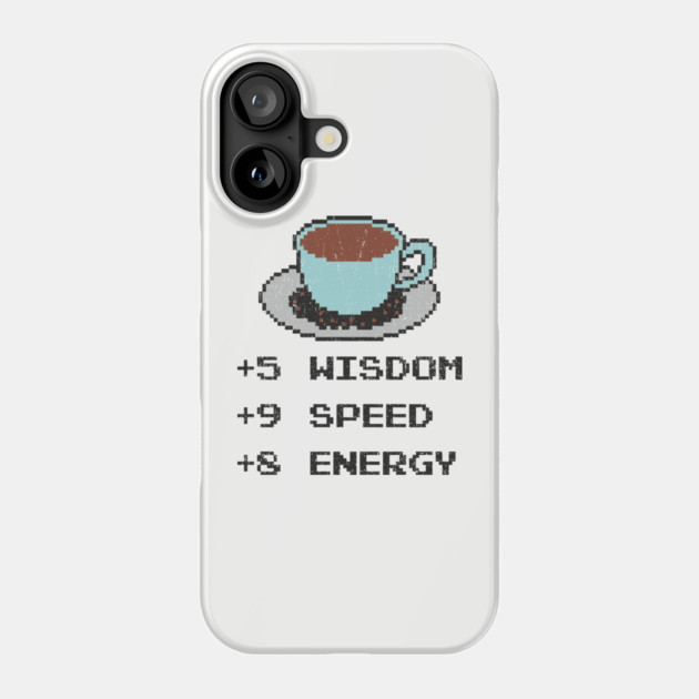 Caffeine Potion Disguised As A Cup Of Coffee RPG Gamer Phone Case by Anticorporati