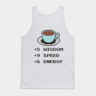 Caffeine Potion Disguised As A Cup Of Coffee RPG Gamer Tank Top