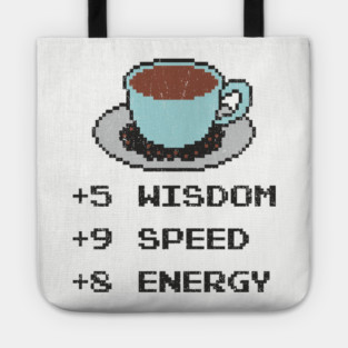 Caffeine Potion Disguised As A Cup Of Coffee RPG Gamer Tote