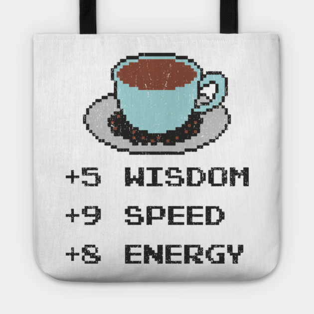 Caffeine Potion Disguised As A Cup Of Coffee RPG Gamer Tote by Anticorporati